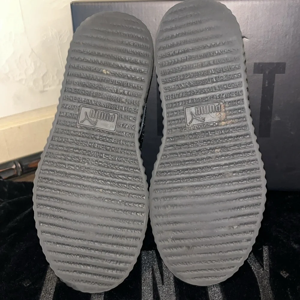 Puma x Fenty by Rihanna 'Creeper' Wrinkled Patent Leather Sneakers - sz 5.5 EUC